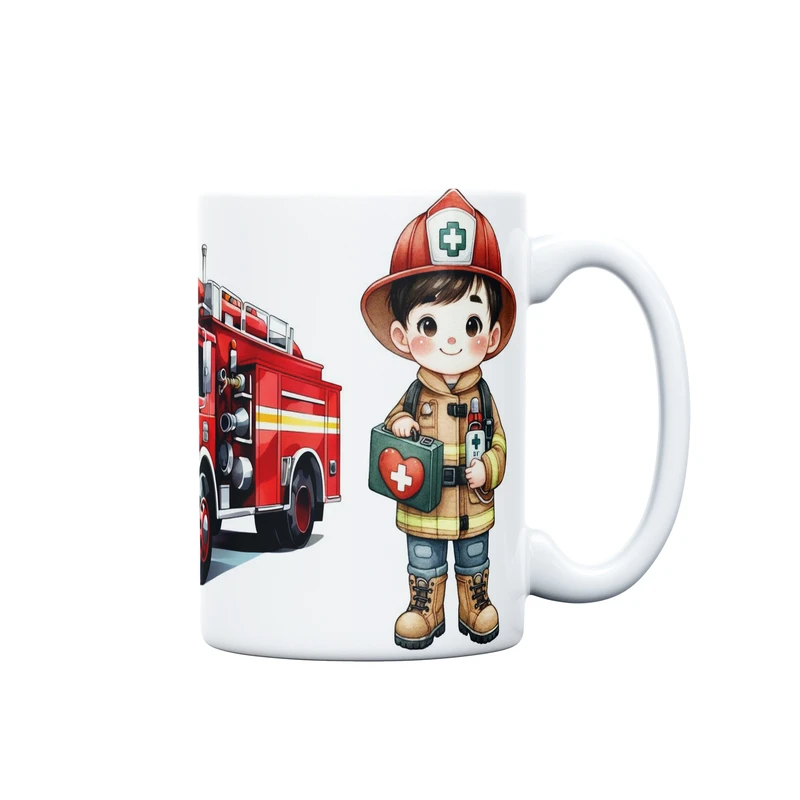 ماگ مدل مشاغل طرح آتش نشان کد 204