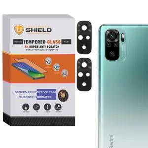  محافظ لنز دوربین آلتیمیت شیلد مدل FLZ مناسب برای گوشی موبایل شیائومی Redmi Note 10 4G / Note 10s 4G بسته دو عددی
