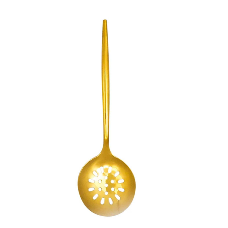 کفگیر مدل استیل سوراخ دار مارپل