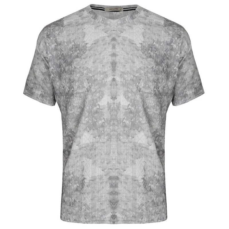 تی شرت آستین کوتاه مردانه مدل 271004715 بیسکویتی رنگ طوسی