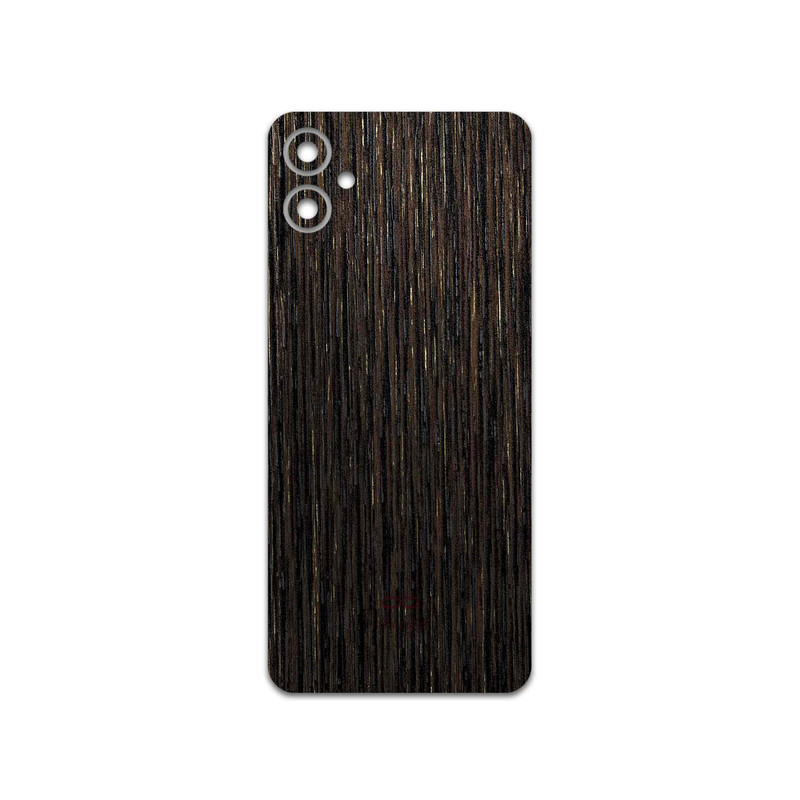 برچسب پوششی ماهوت مدل Dark-Gold-Stripes-Wood مناسب برای گوشی موبایل سامسونگ Galaxy A05