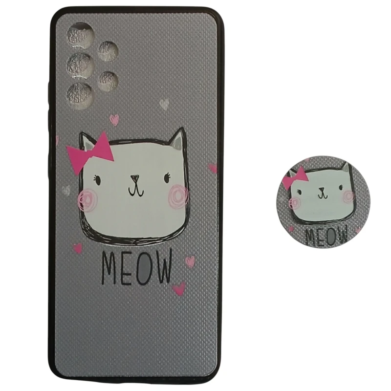 کاور مدل ALPHA مناسب برای گوشی موبایل سامسونگ Galaxy A32 4G /a324g به همراه پاپ سوکت