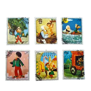 تمبر یادگاری طرح کارتونی کد toon-562 مجموعه 6 عددی