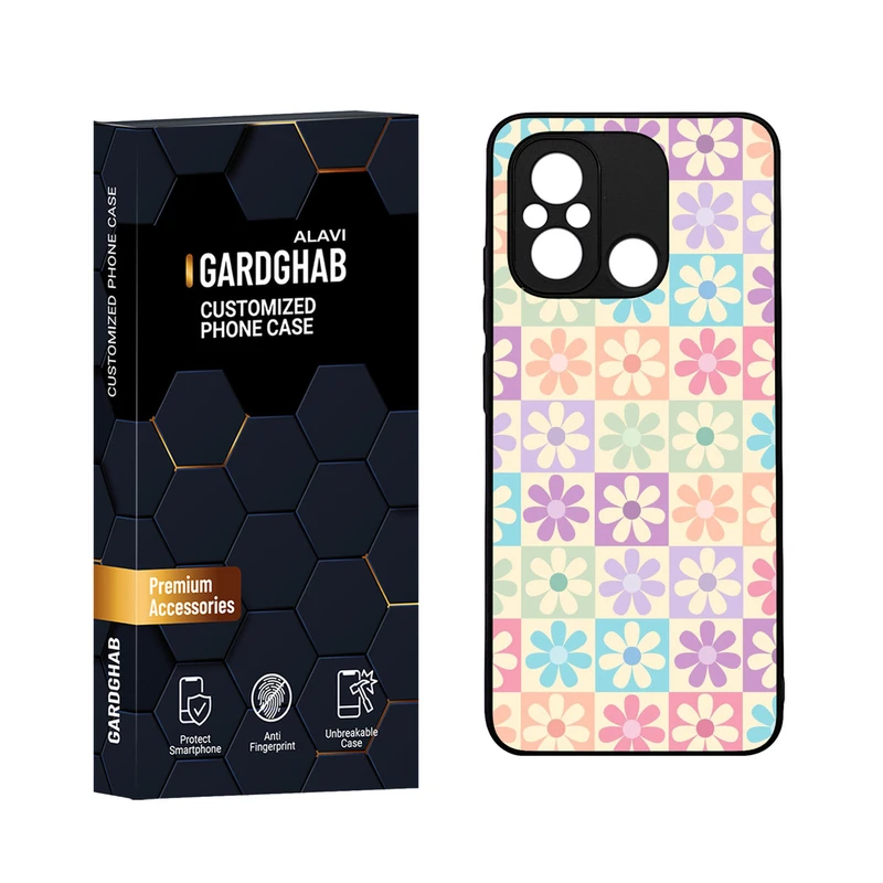 کاور گارد قاب مدل دورژله ای دخترانه مناسب برای گوشی موبایل شیائومی Poco C55 / Redmi 12c