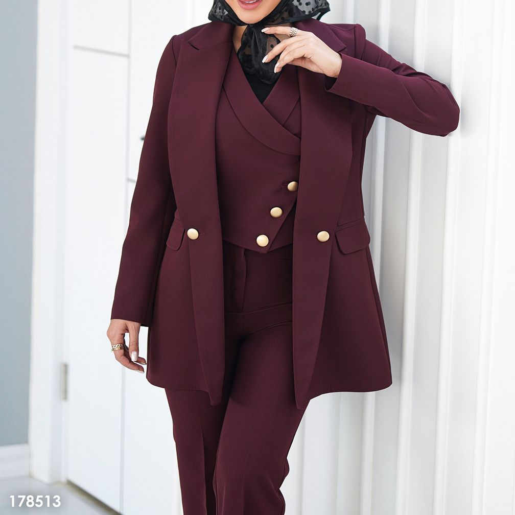 ست 3 تکه لباس زنانه السانا مدل تندیس کد 178501 - - 31