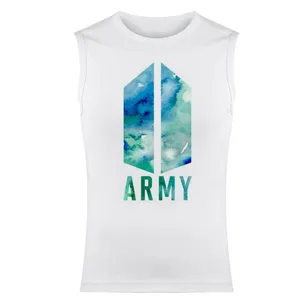 تاپ مردانه مدل ARMY کد 52 رنگ سفید 