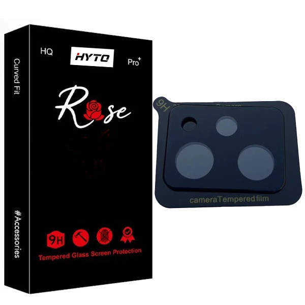 محافظ لنز دوربین هیتو مدل 3D Carbon Rose مناسب برای گوشی موبایل شیائومی Poco X5 Pro