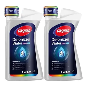 آب رادیاتور کاسپین مدل دیونیزه حجم 1 لیتر بسته 2 عددی
