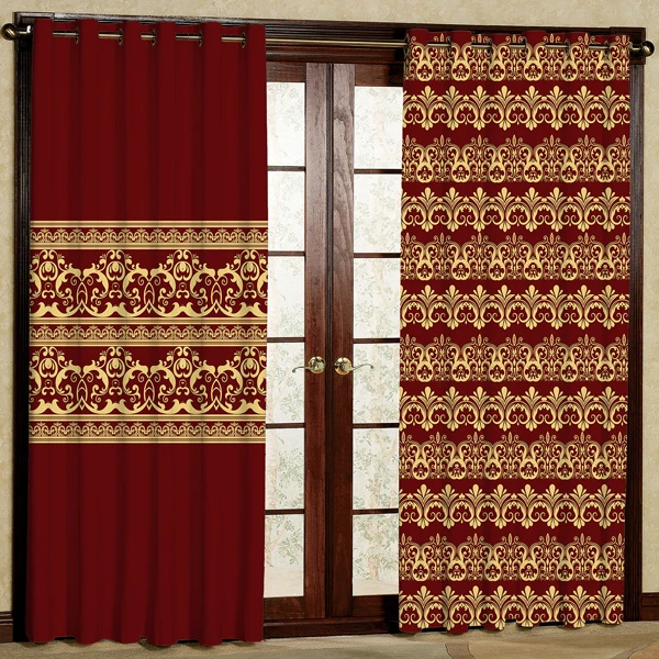 پرده مدل چاپی هازان پانچی کد 535 سایز 200x140 سانتی متر