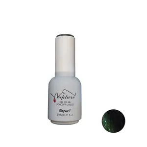 لاک ژل ناخن اسکای وی مدل چشم گربه ای شماره 01