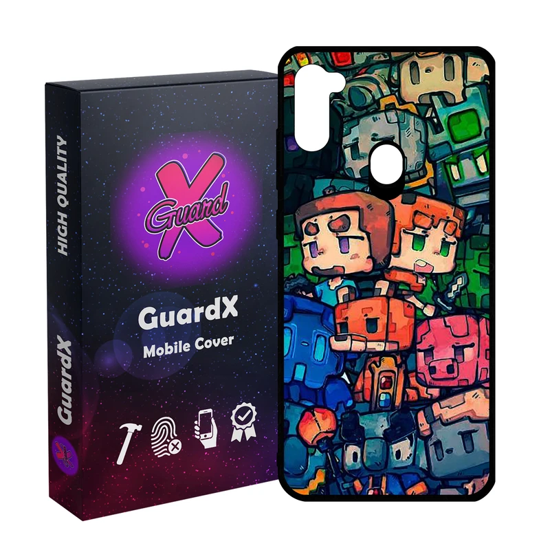کاور گارد ایکس طرح Minecraft مدل 10886 مناسب برای گوشی موبایل سامسونگ Galaxy A11/M11