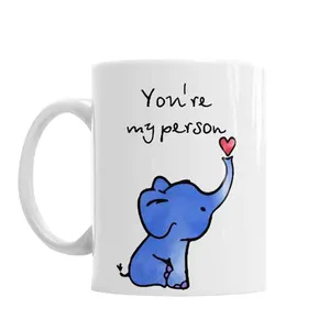 ماگ سرامیکی طرح فیل کد 355