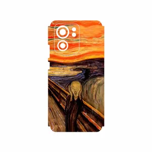 MAHOOT The Scream of Munch Cover Sticker for Motorola Edge 40