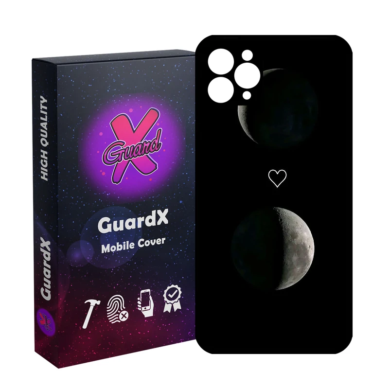 کاور گارد ایکس طرح ماه مدل  Glass10725 مناسب برای گوشی موبایل اپل iPhone 11 Pro Max