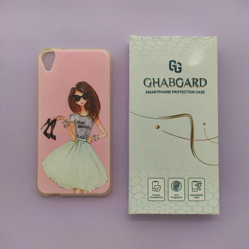 کاور قاب گارد مدل ژله ای دخترانه مناسب برای گوشی موبایل اچ تی سی Desire 626