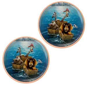 تراش مدل مخزن دار طرح انیمیشن حیوانات ماداگاسکار کد S13161 بسته دو عددی