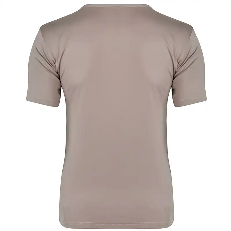 تی شرت ورزشی زنانه مدل 268022254 اسپندکس رنگ بژ