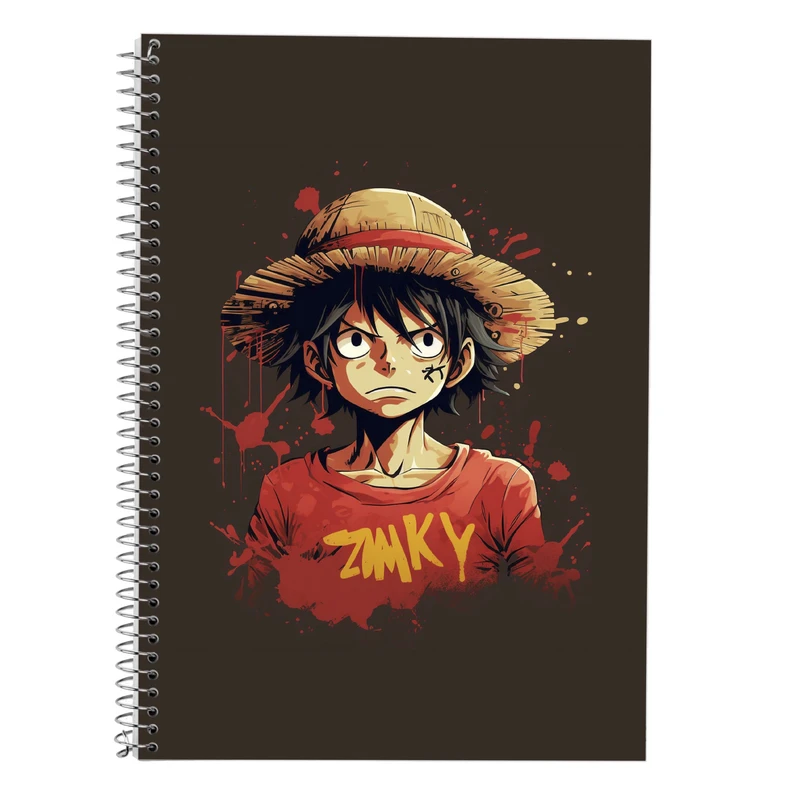 دفتر زبان 50 برگ مدوپد مدل سه خط طرح وان پیس One Piece کد DF11490