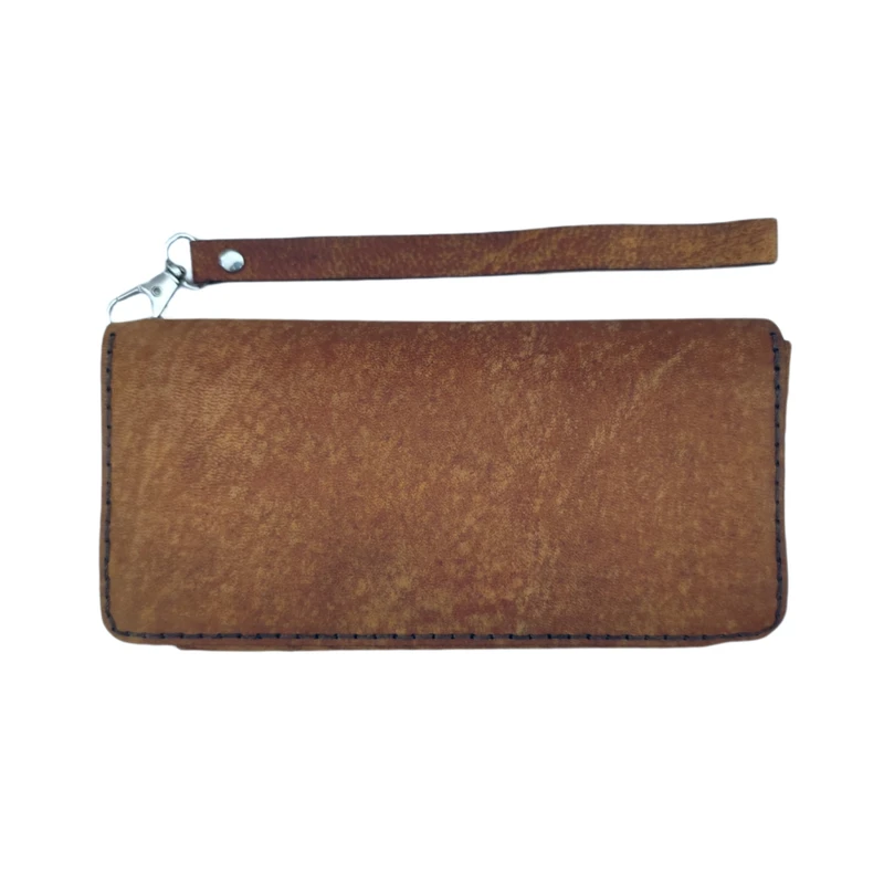 کیف پول مدل چرم طبیعی بزی دقت دو لتی NG-2ta