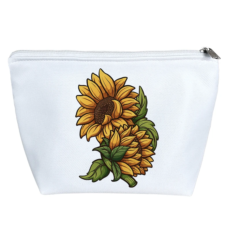 کیف لوازم آرایش دخترانه خندالو مدل گل آفتابگردان کد 3517