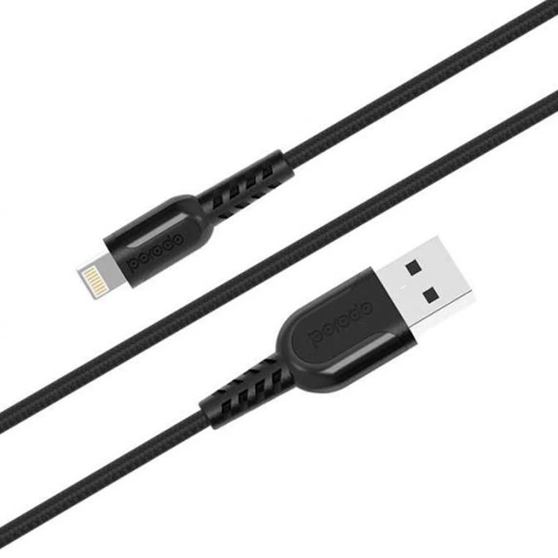 کابل تبدیل USB به لایتنینگ پرودو مدل PD-LMETRP24-BK طول 2.4 متر