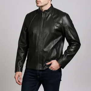 کت چرم مردانه چرم آفتاب مدل R520