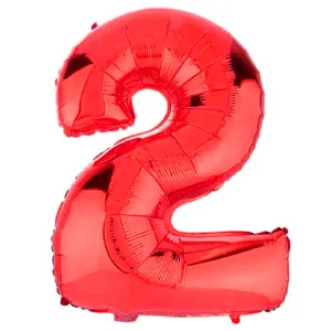 بادکنک فویلی سورتک مدل عدد دو پلاس کد STFN06 