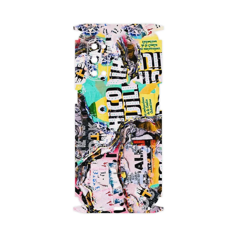 برچسب پوششی ماهوت مدل Collage of Teared Paper-FullSkin مناسب برای گوشی موبایل اپو Reno4 Pro 5G