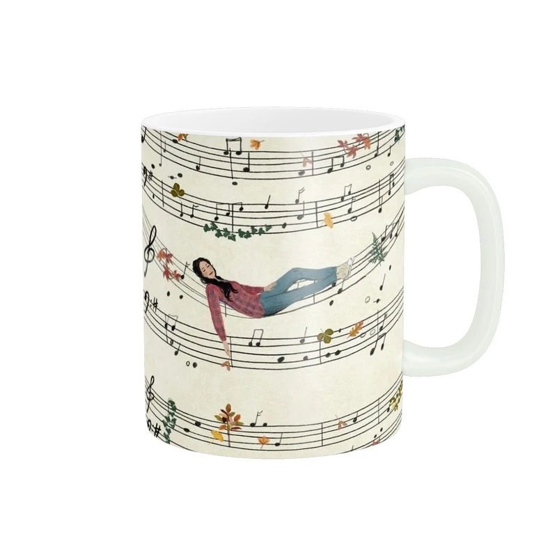 ماگ پاد آفرین مدل نوت های موسیقی کد 199