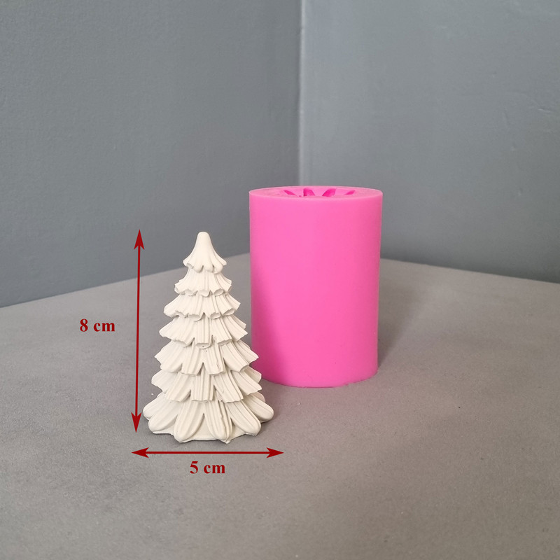 قالب شمع مدل ست کریسمس کد C01 مجموعه 4 عددی