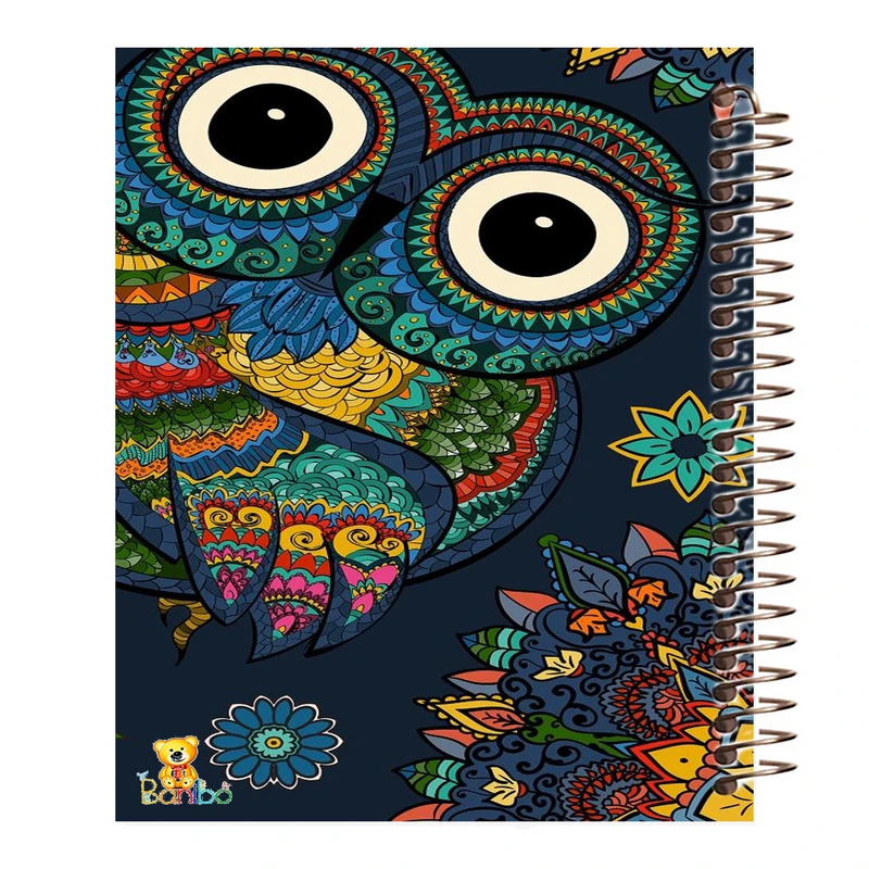 دفتر زبان 100 برگ بانیبو مدل جغد کد 193