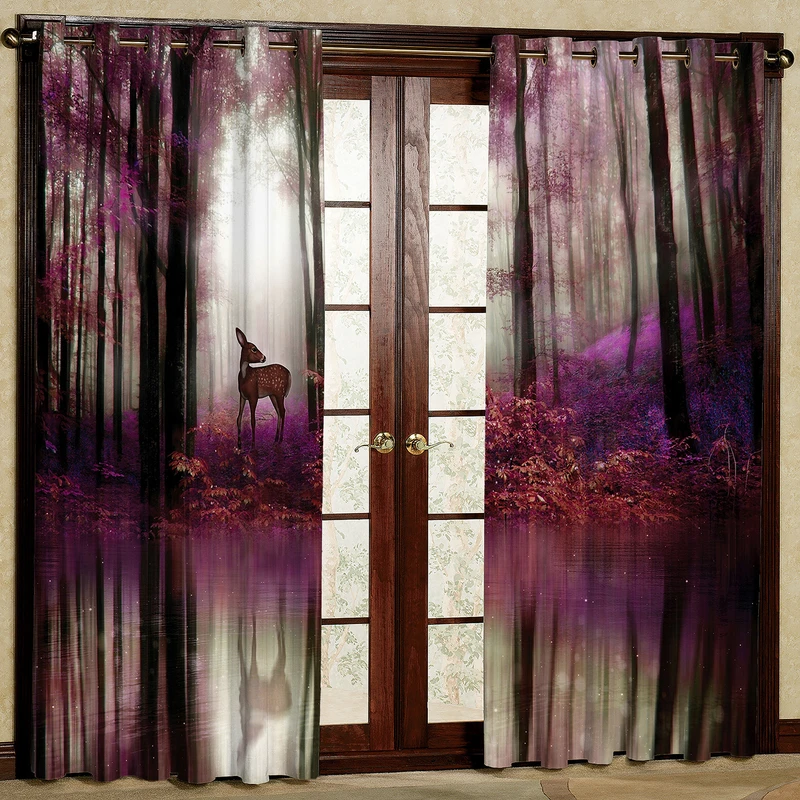  پرده مدل مخمل پانچی کد 2389 سایز 140x280 سانتی متر