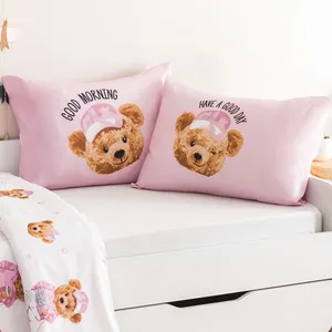 رو بالشی ال سی دابلیو هوم مدل Teddy Bear Girl مجموعه دو عددی