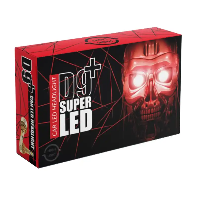 لامپ هدلایت خودرو مدلD9+H7 بسته 2 عددی