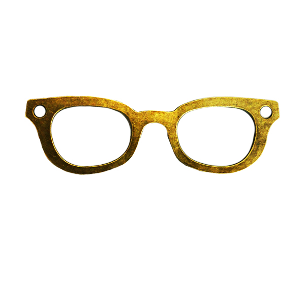 آویز گردنبند مدل عینک AG 492