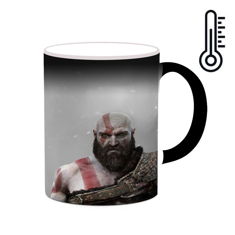 ماگ حرارتی کاکتی طرح گاد آف وار God Of War مدل mgh40696