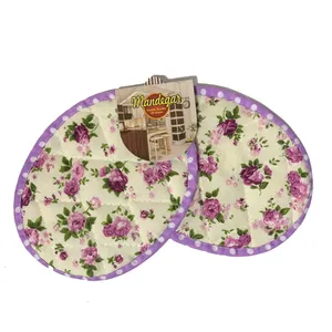 دستگیره آشپزخانه طرح گل دار بسته 2 عددی