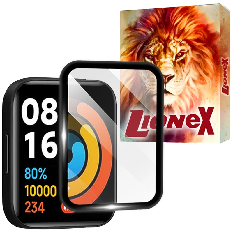 محافظ صفحه نمایش لایونکس مدل LWPM مناسب برای ساعت هوشمند شیائومی Redmi Watch 2