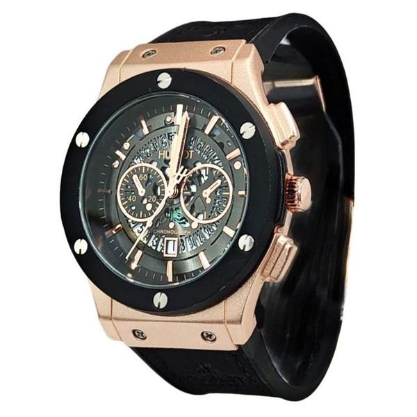 ساعت مچی عقربهای مردانه مدل اسکلتون بیگ بنگ رینگ دار 03