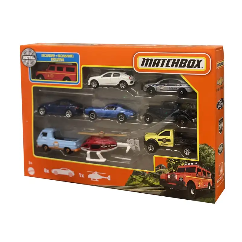 ماشین بازی مچ باکس کد HFL53 / X7111 بسته 9 عددی