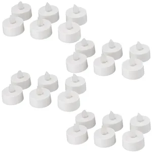 شمع وارمر ال ای دی واتان مدل بیدود مجموعه 24 عددی