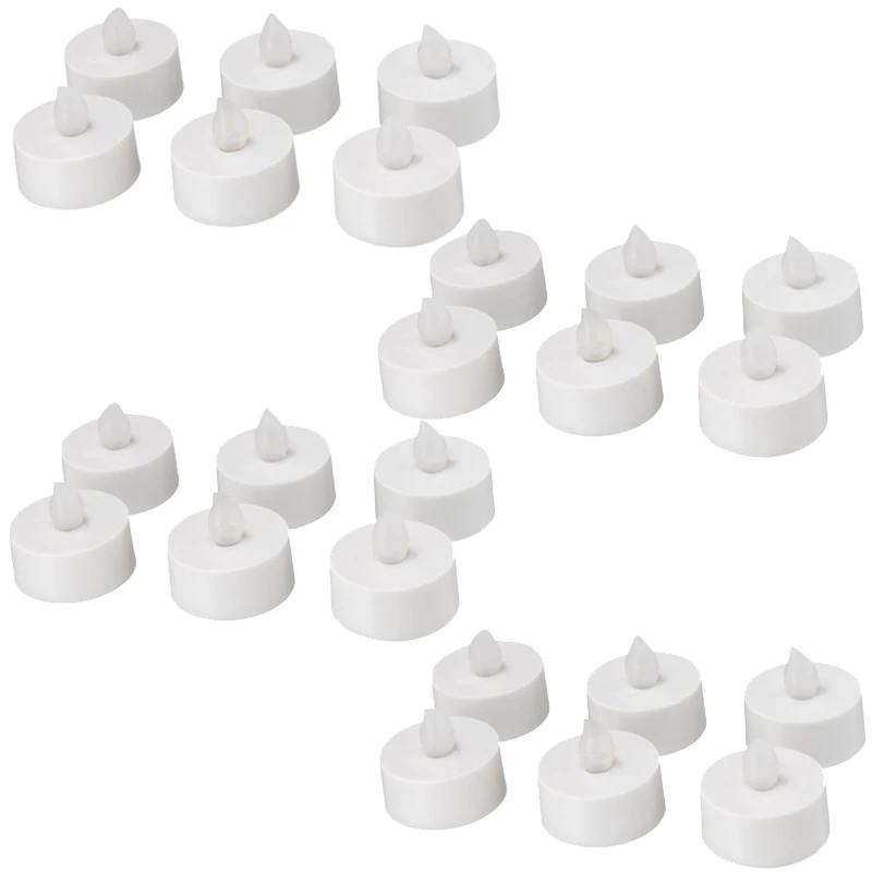 شمع وارمر ال ای دی واتان مدل بیدود مجموعه 24 عددی