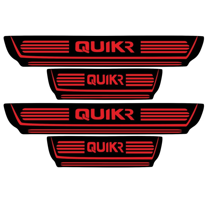     برچسب بدنه خودرو اسپرت غدیر مدل CH RE YA59 A84مناسب برای کوییک R بسته 4 عددی