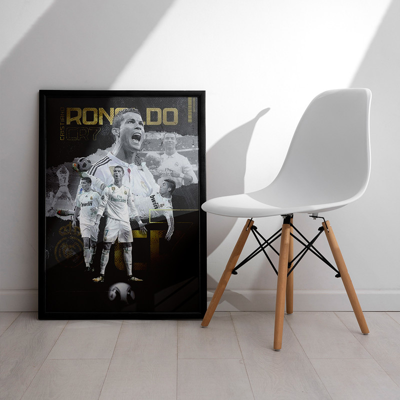تابلو مدل دیواری طرح رونالدو Ronaldo کد FD438