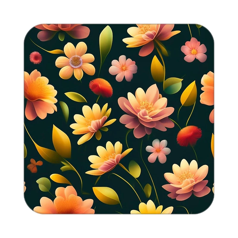 زیر لیوانی کاکتی طرح گل مدل mp16904