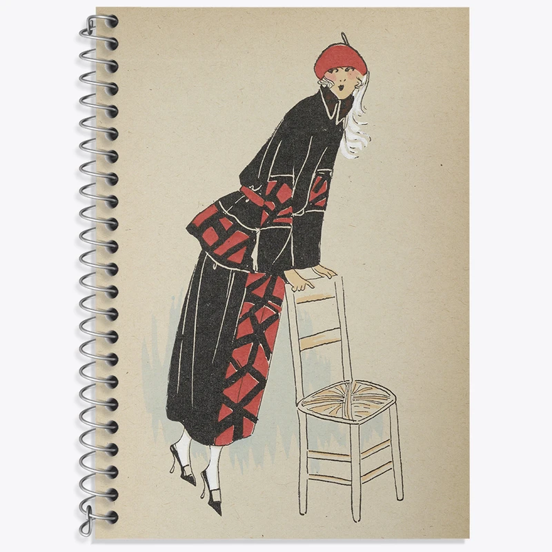 دفتر زبان 50 برگ خندالو مدل سه خط طرح فیگور دخترانه کد N2480