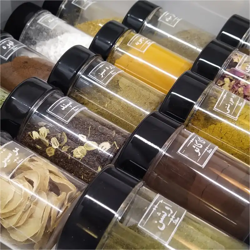 برچسب مدل ادویه و حبوبات و سبزیجات بسته 120 عددی