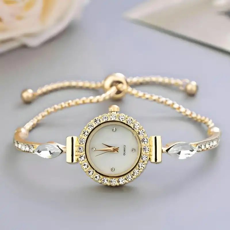 ساعت مچی عقربه ای زنانه مدل قفل کرواتی ts