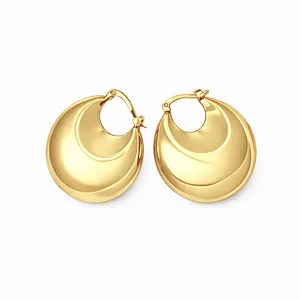 گوشواره حلقه ای زنانه مدل درخشش