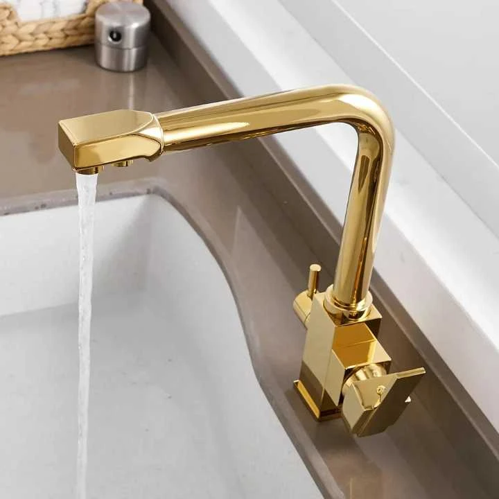 عکس شماره 5 : شیر آشپزخانه مدل دو منظوره لاکچری تصفیه دار کد 5002